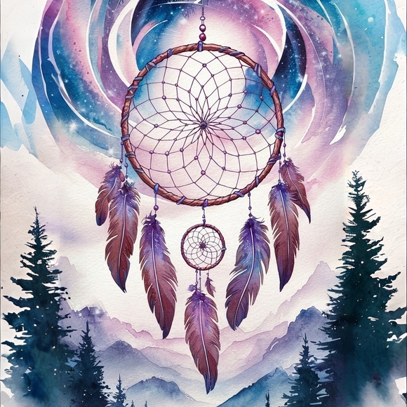 Dreamcatcher In A  Frame 8x10 Picture AI Print - Picture 2 of 3